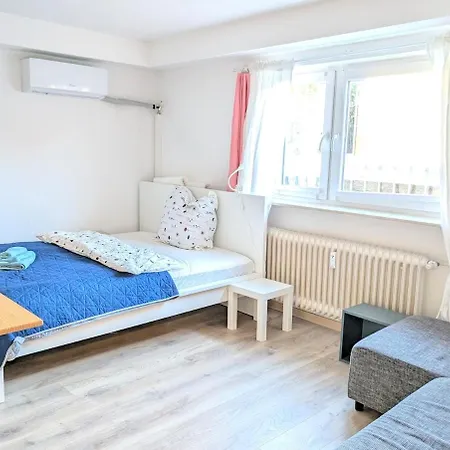 Apartment With Ac, Full Kitchen, Self Check In, Parking, 8 Min To Sap Campus, Wi Fi *